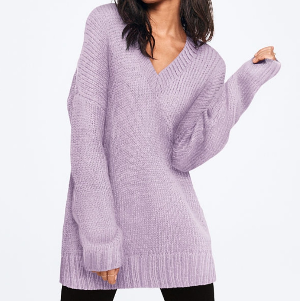 VS PINK Heritage VNeck Sweater sz Med
